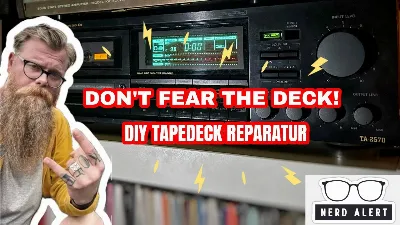 Ein HiFi-Tapedeck selbst reparieren? Kein Problem! #germanvinylcommunity #hifi #tape #diy #reparatur